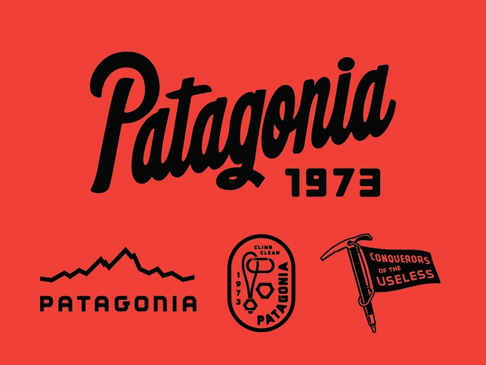 Patagonia Red Logo Wallpaper