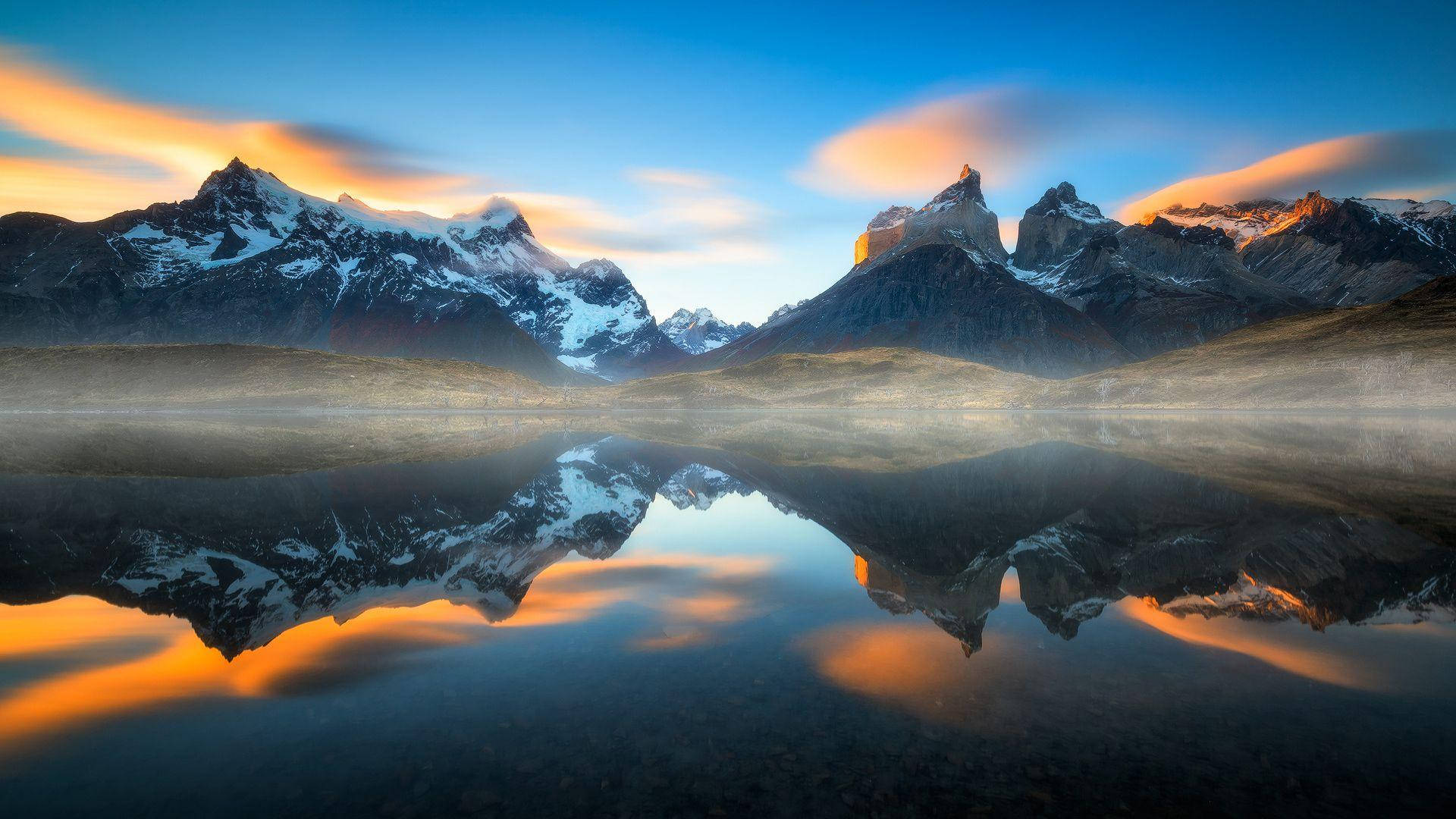 Patagonia With Optical Illusion Lake