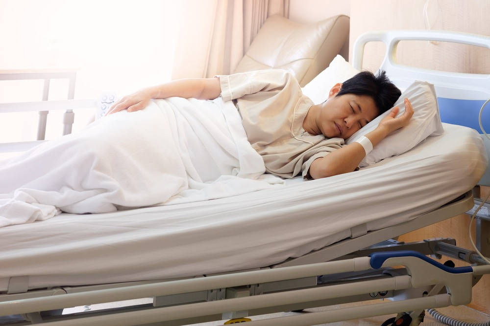 Tranquil Patient Resting Comfortably Wallpaper