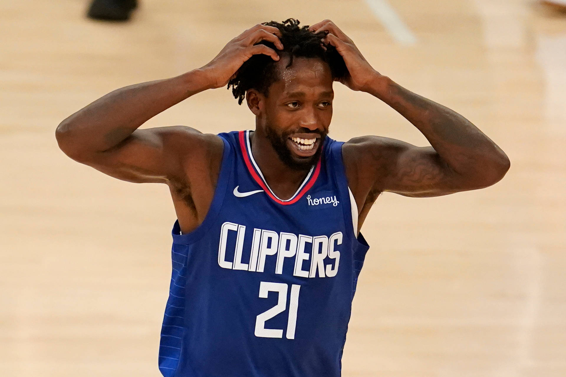 Patrick Beverly In Disbelief Expression Wallpaper