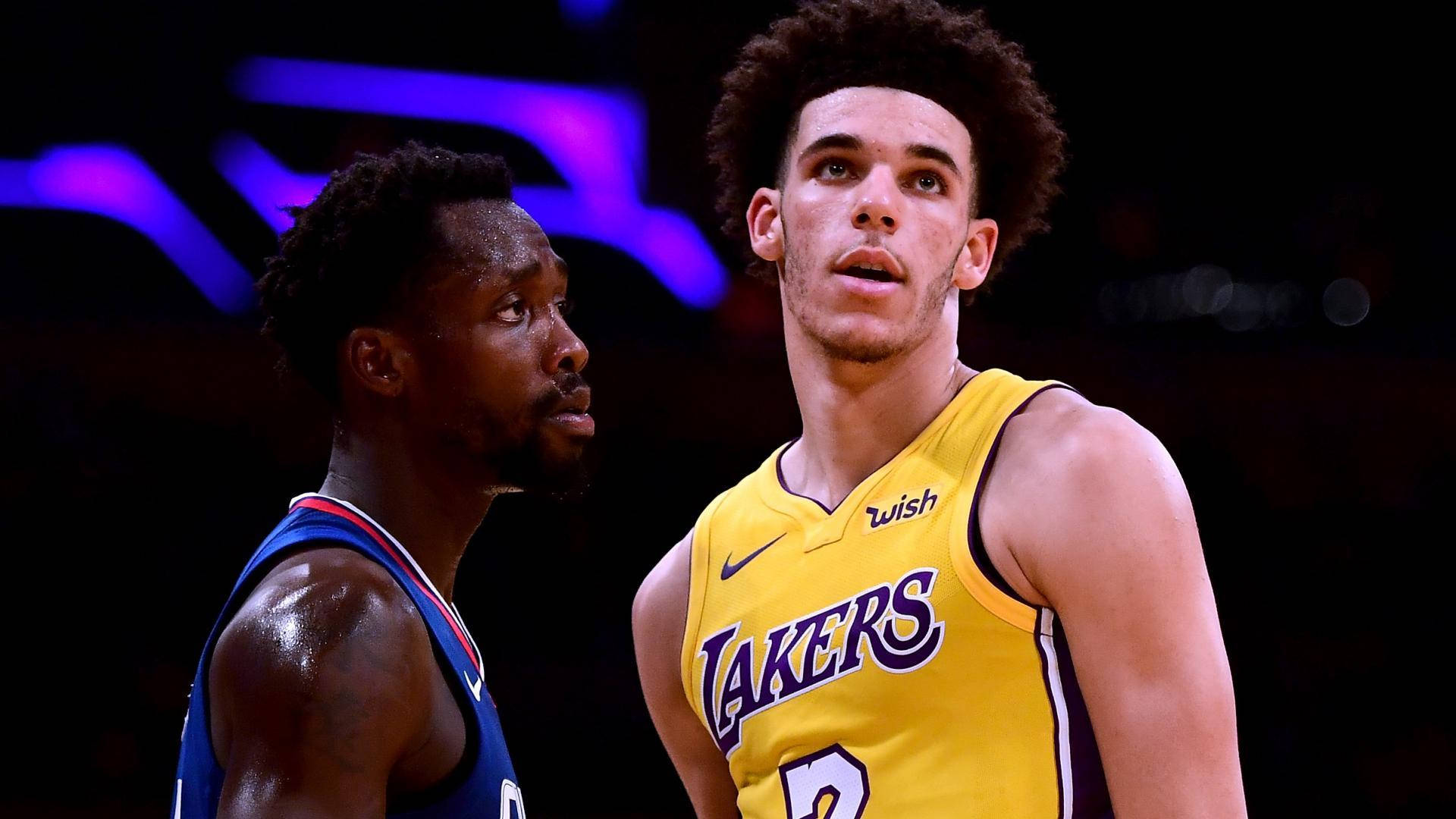 Patrick Beverly With Lakers Lonzo Ball Wallpaper