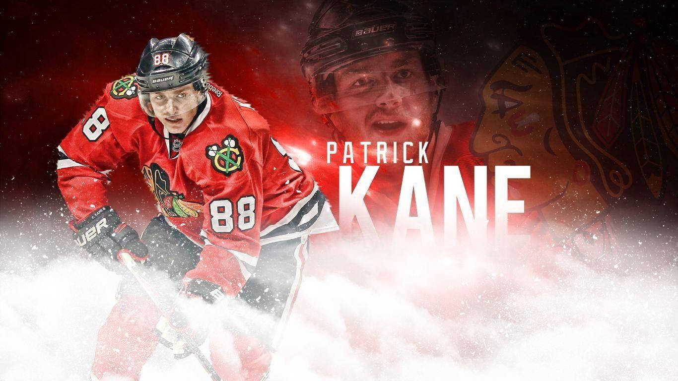 Patrick Kane Red Chicago Blackhawks Fan Art Background