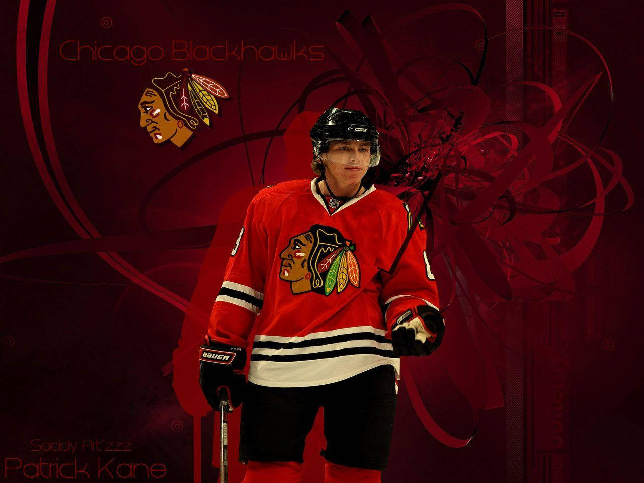 Patrick Kane Red Chicago Blackhawks Background