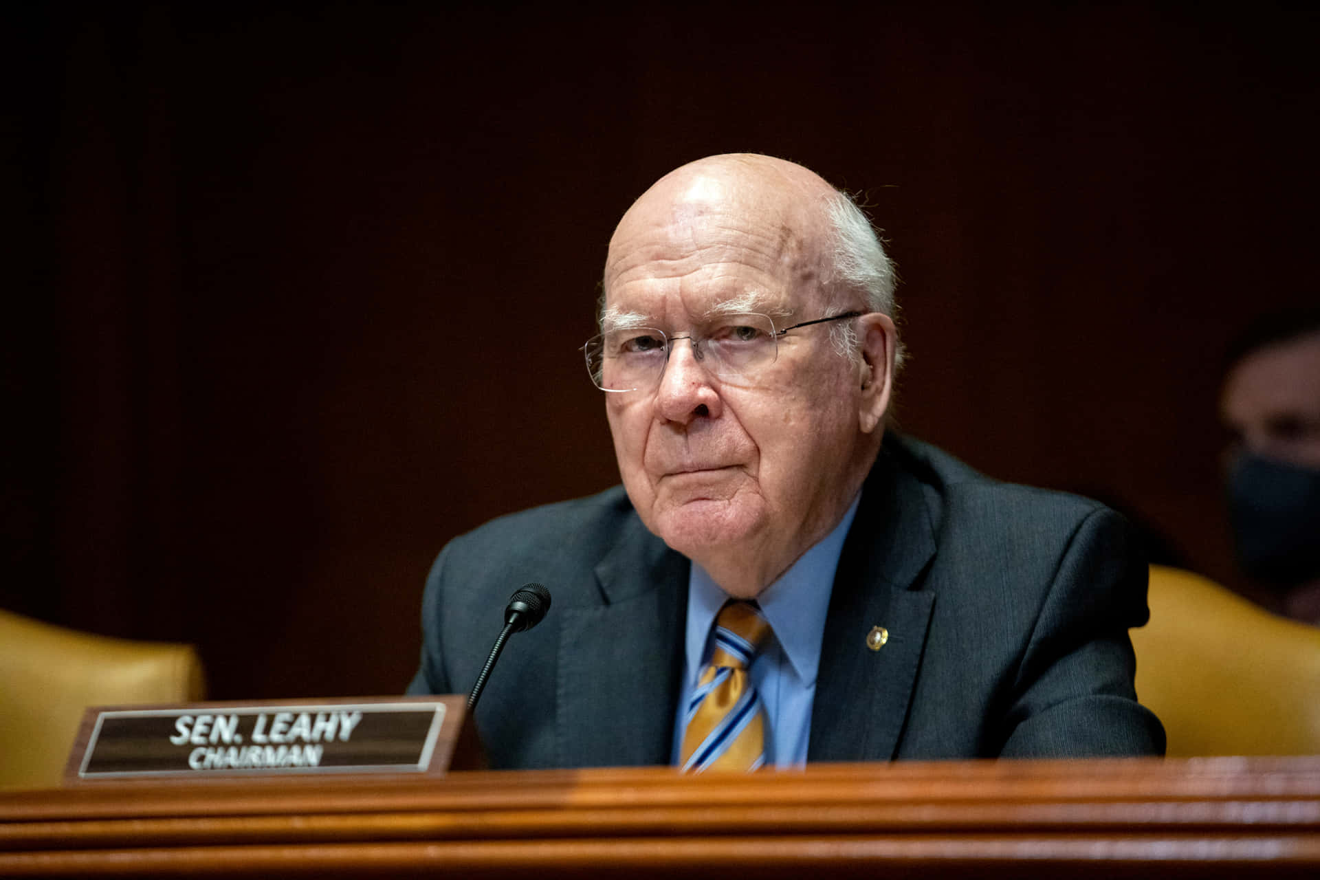 Patrick Leahy Listening Intently Wallpaper