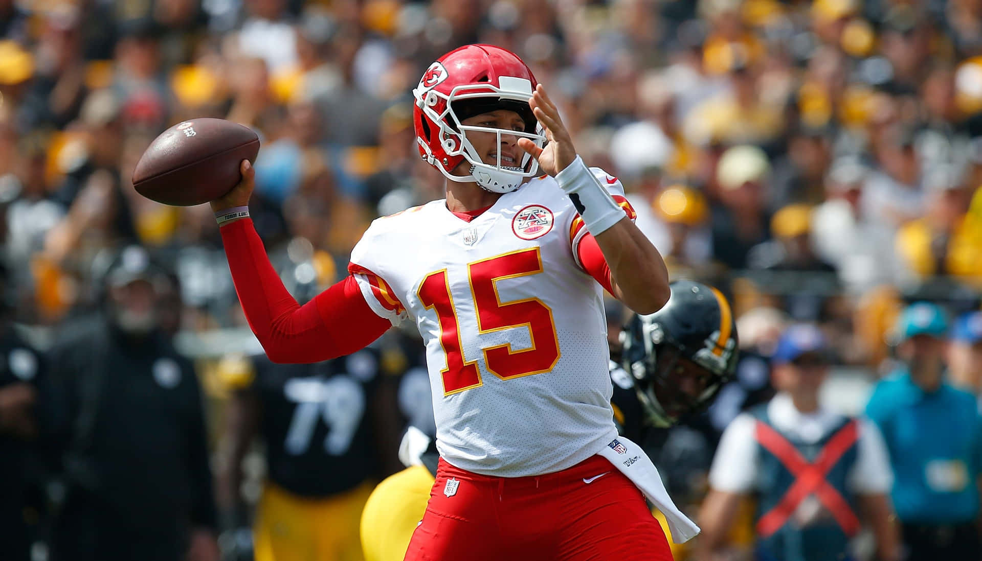 Patrick Mahomes in action on the field