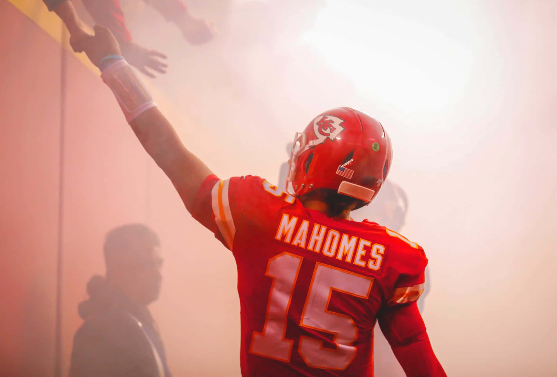 Caption: Patrick Mahomes in Action