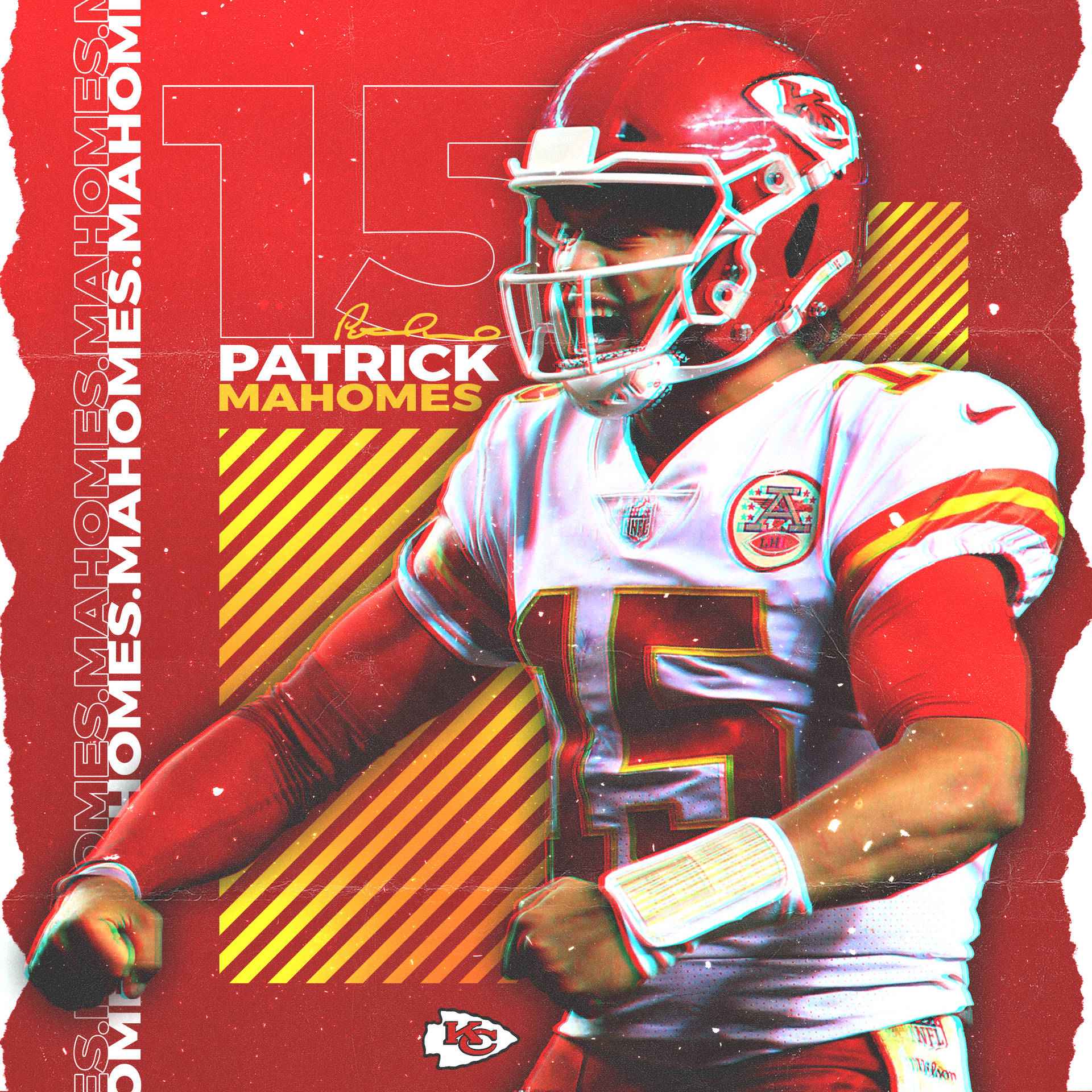 "The future Super Bowl MVP - Patrick Mahomes" Wallpaper