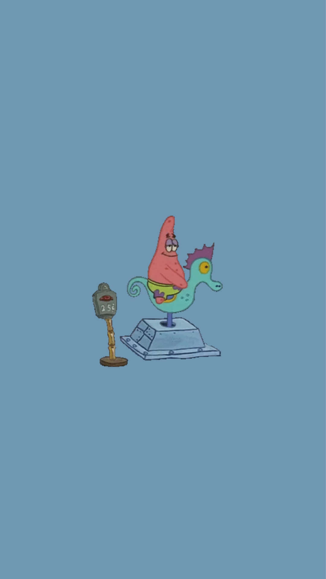 Spongebobschwammkopf Auf Einem Boot Wallpaper