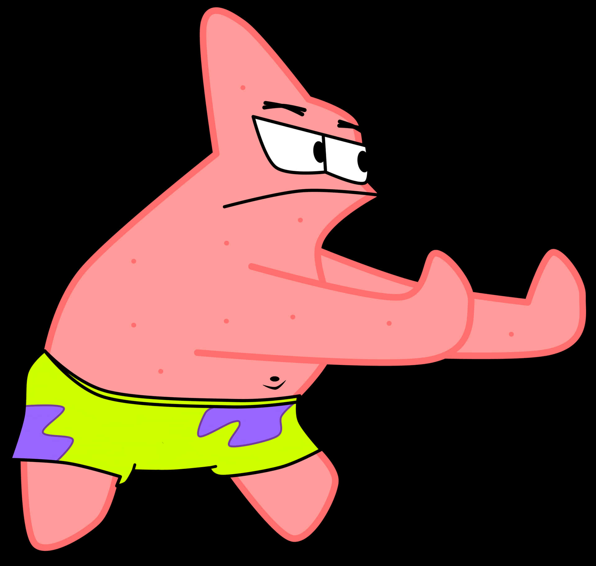 Patrick Star is Ready to Make Someone Laugh