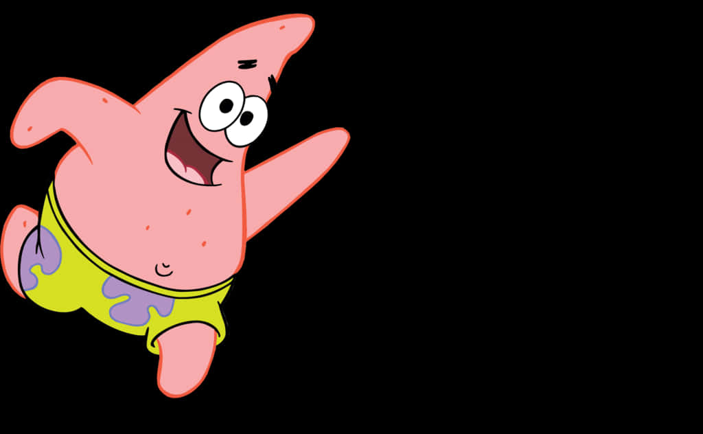 Patrickstar Viviendo Su Mejor Vida