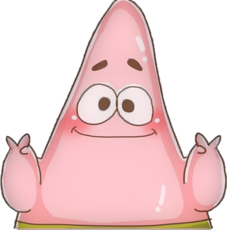 Patrick Star Cheerful Pose PNG