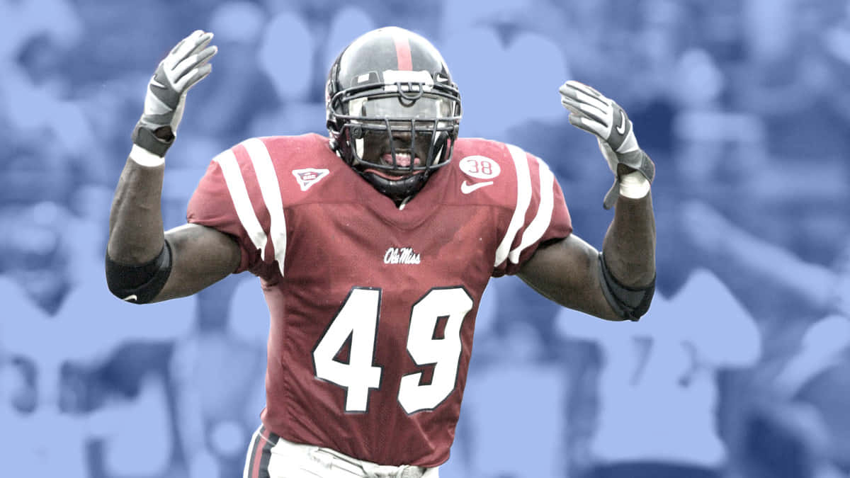 Patrick Willis Ole Miss Game Moment Wallpaper