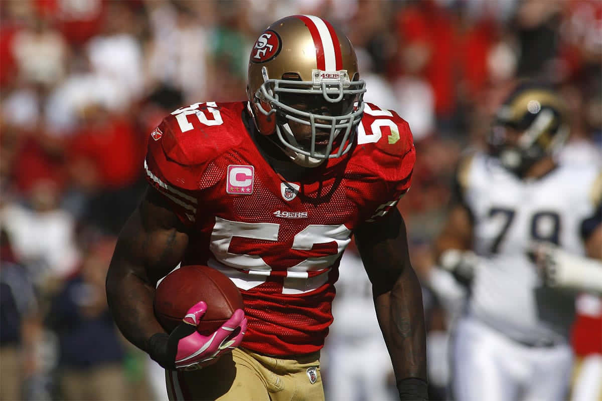 Patrick Willis49ers Game Action Wallpaper