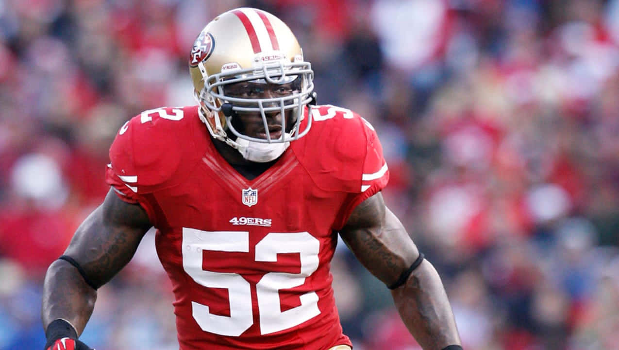 Patrick Willis49ers Linebacker Action Wallpaper