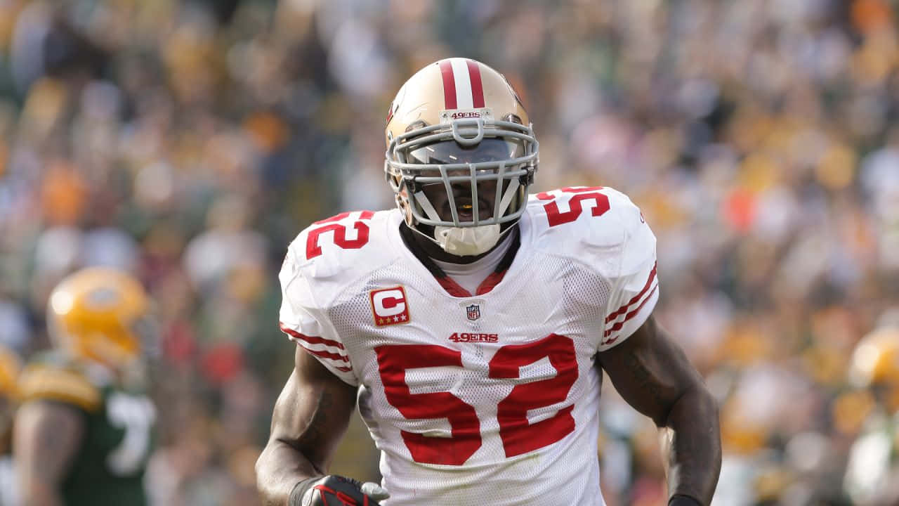 Patrick Willis49ers Linebacker Action Wallpaper