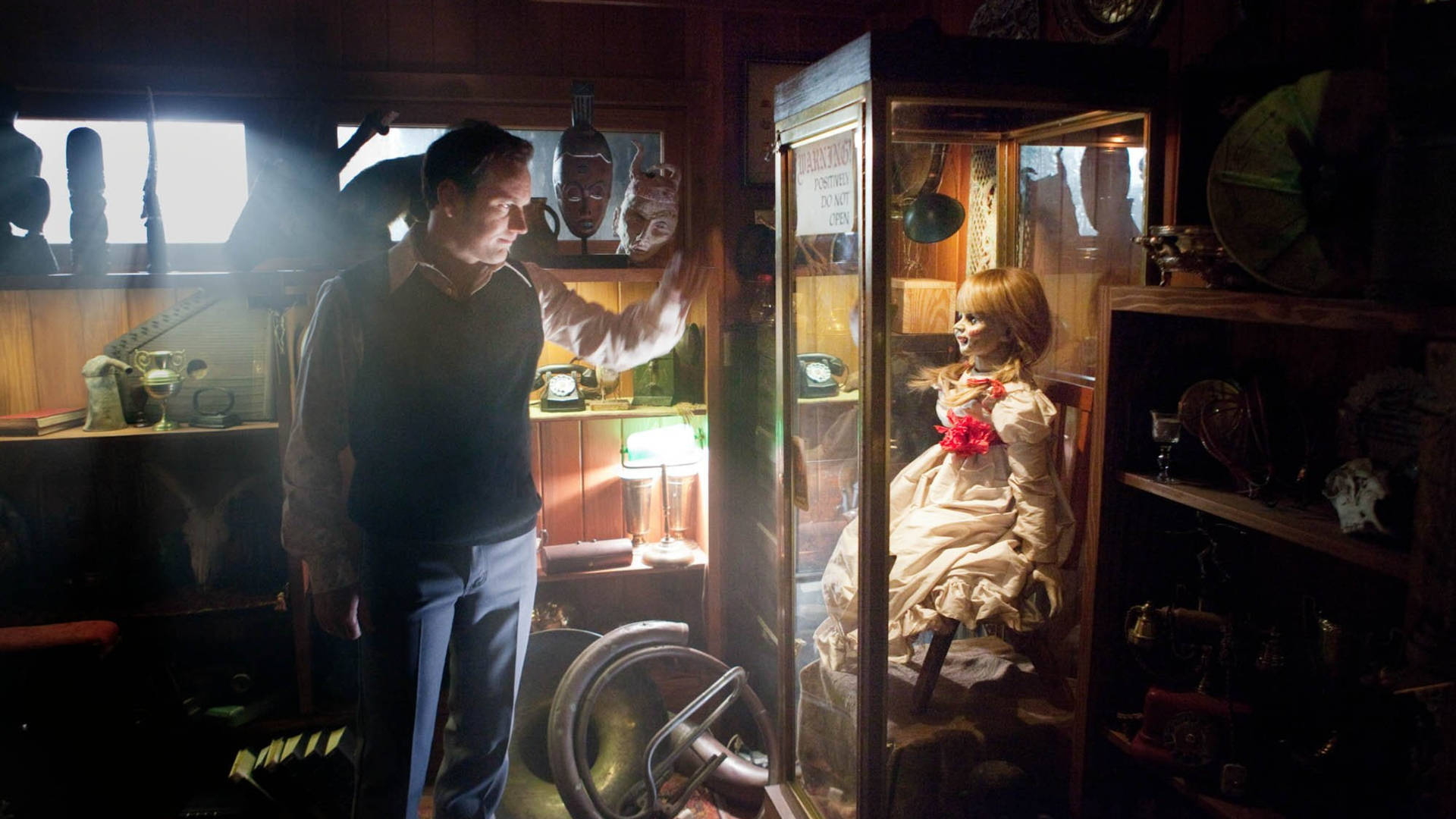 Patrick Wilson And Annabelle Doll