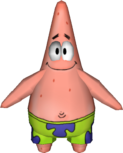 Patrick_ Star_3 D_ Render PNG