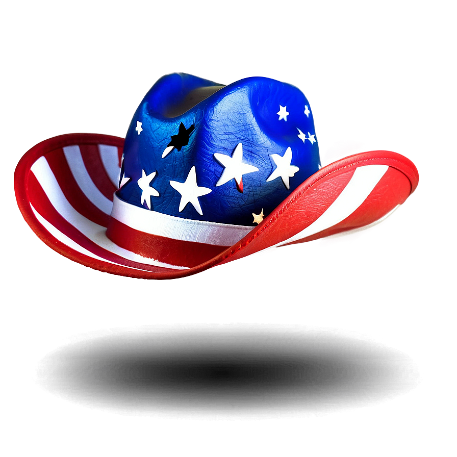 Patriotic Cowgirl Hat Png 06132024 PNG