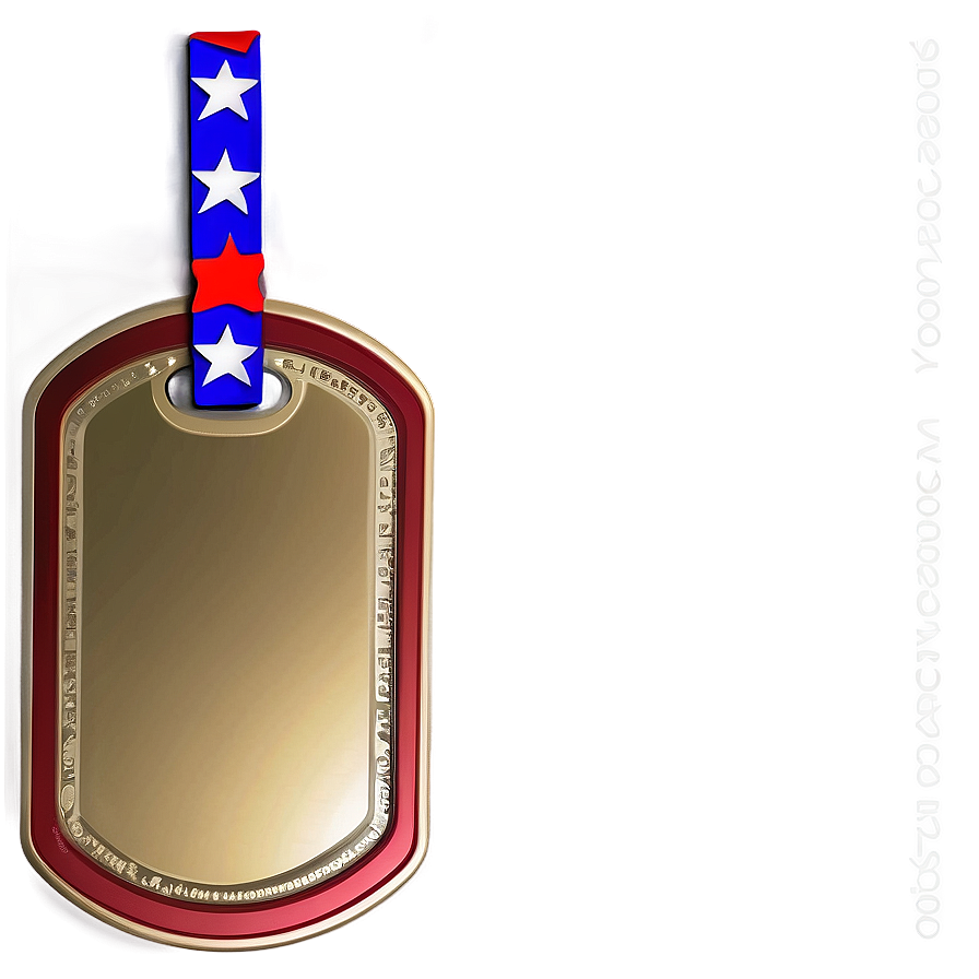 Patriotic Dog Tag Png 87 PNG
