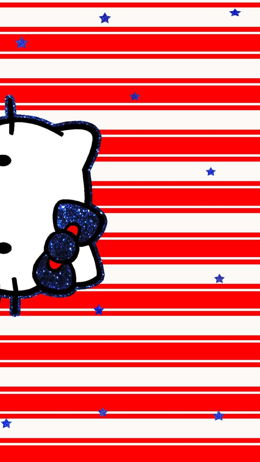 Patriotic Hello Kitty4thof July Wallpaper