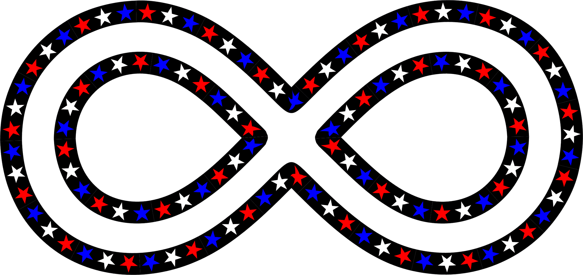 Patriotic Infinity Loop PNG