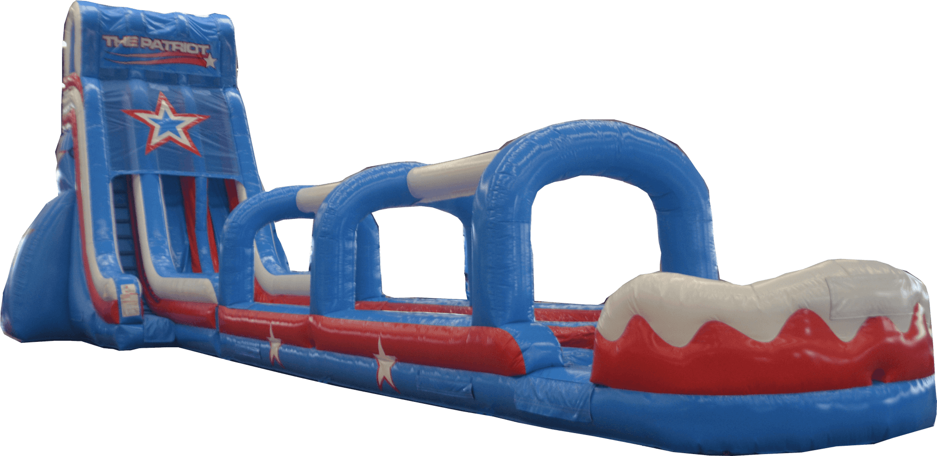 Patriotic Inflatable Water Slide PNG