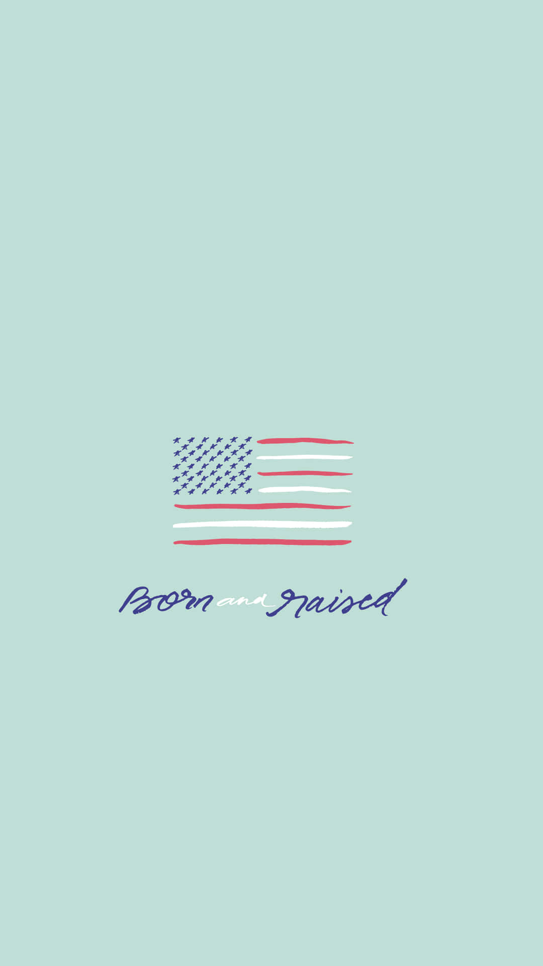 Patriotic Phone Background_ Born And Raised U S A Wallpaper