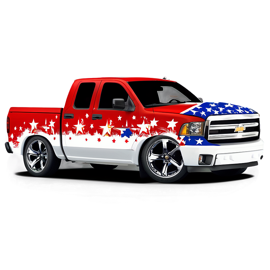 Patriotic Pickup Truck Png 67 PNG