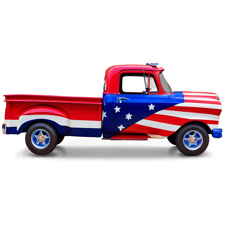 Patriotic Pickup Truck Png Ndb PNG