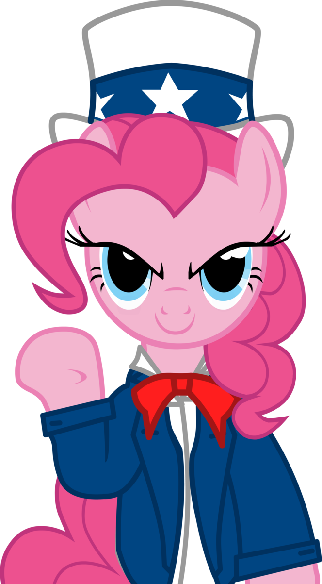 Patriotic Pony Cartoon Character PNG