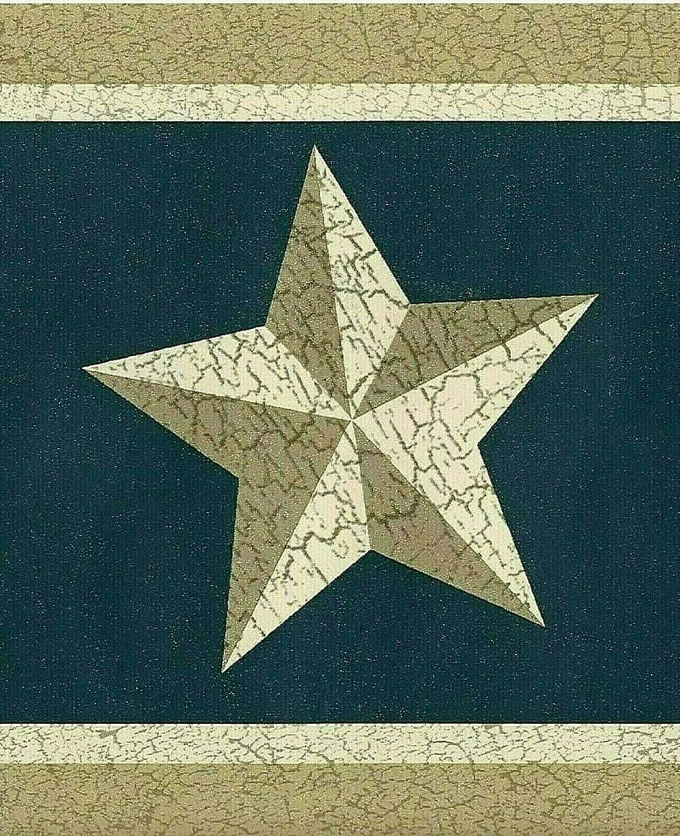 Patriotic Star Textured Background Wallpaper