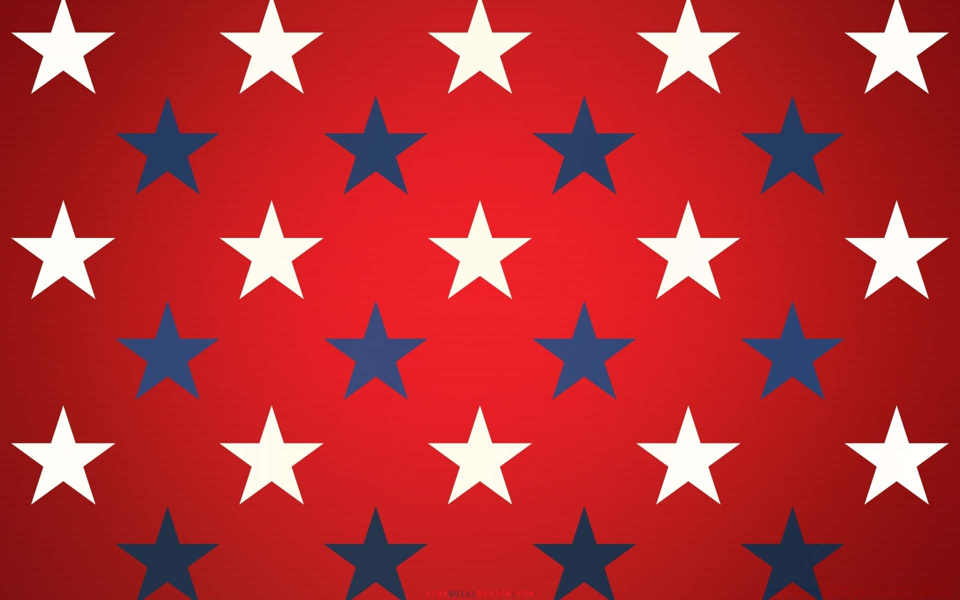 Patriotic Stars Pattern Wallpaper