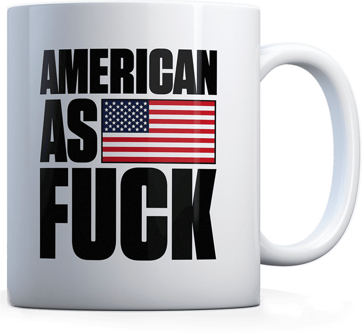 Patriotic Statement Coffee Mug PNG