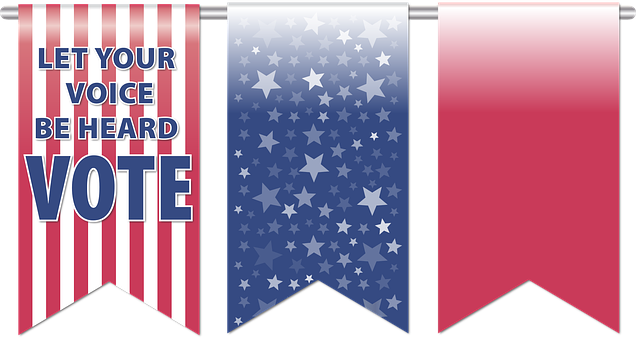 Patriotic Voting Banners PNG