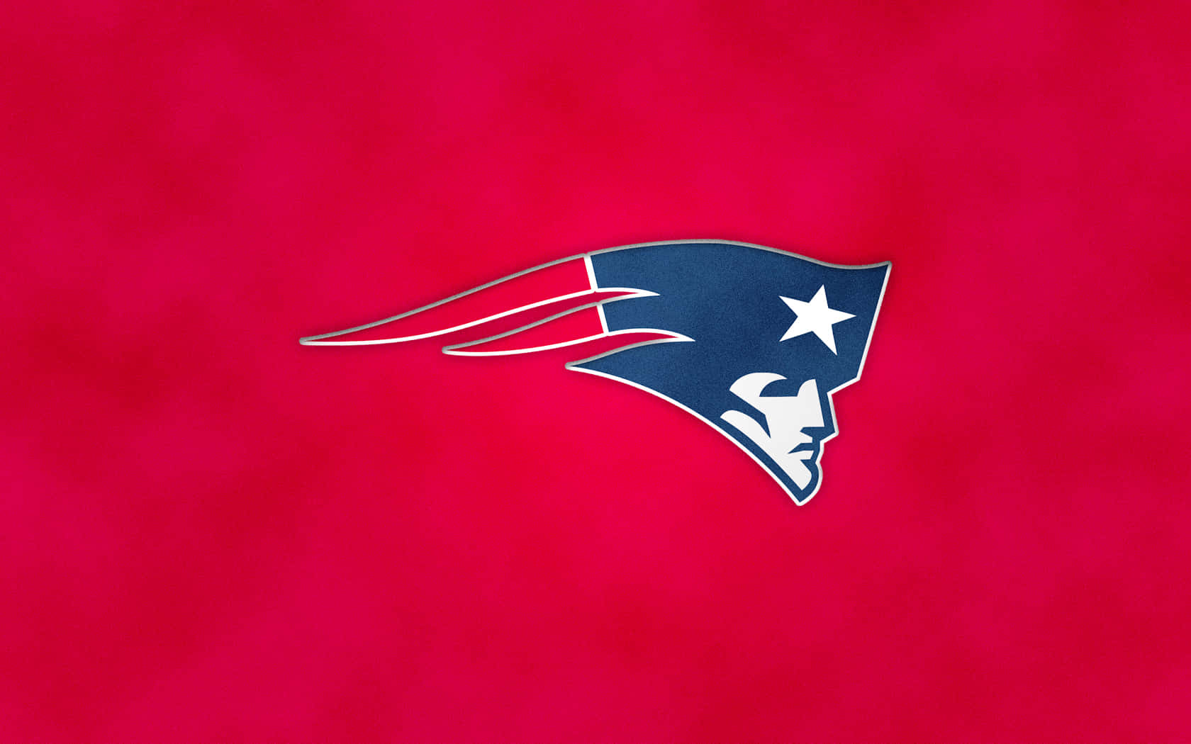 Unnuovo Logo Dei New England Patriots Su Sfondo Rosso Sfondo