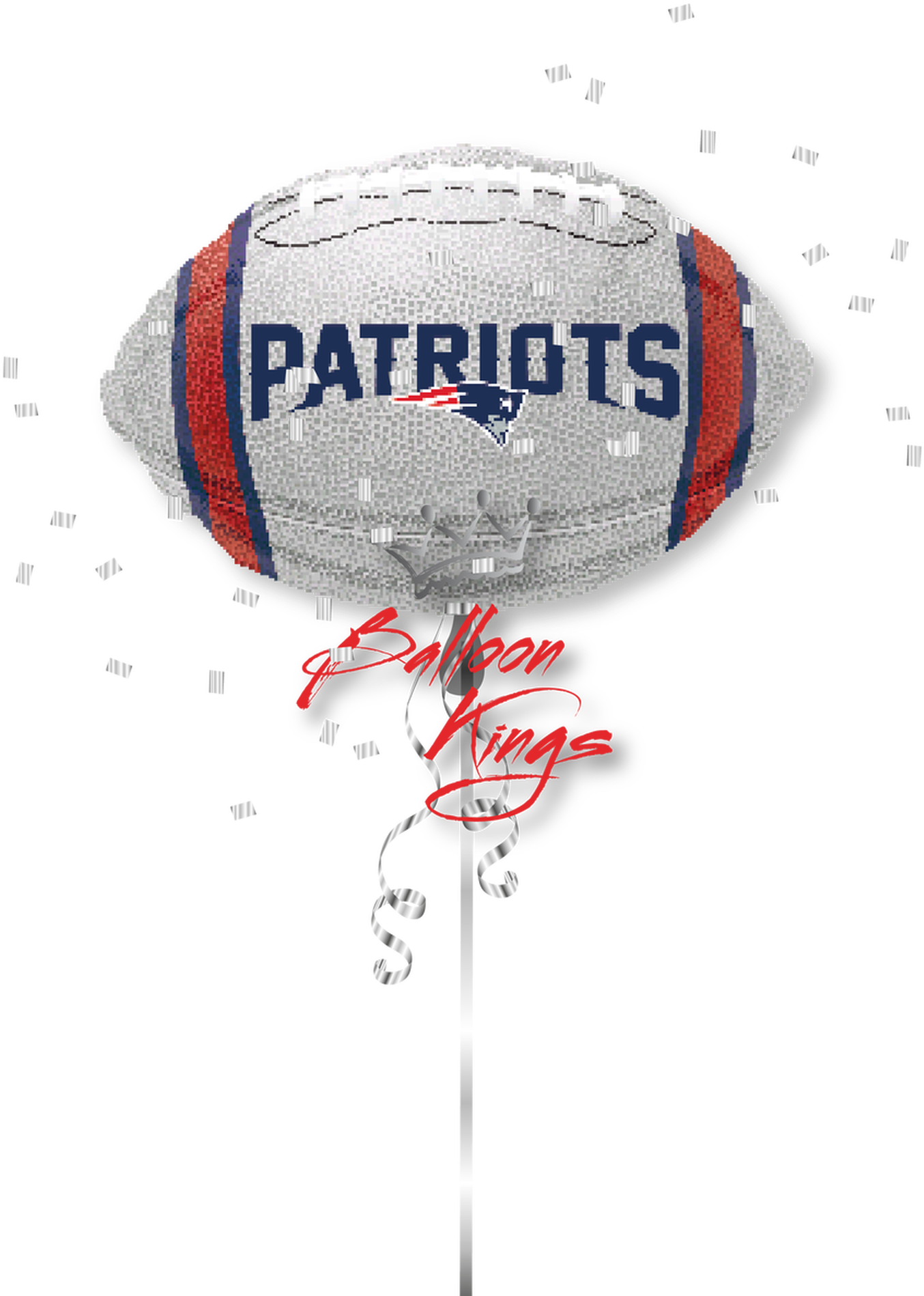 Patriots Football Balloon Decoration PNG