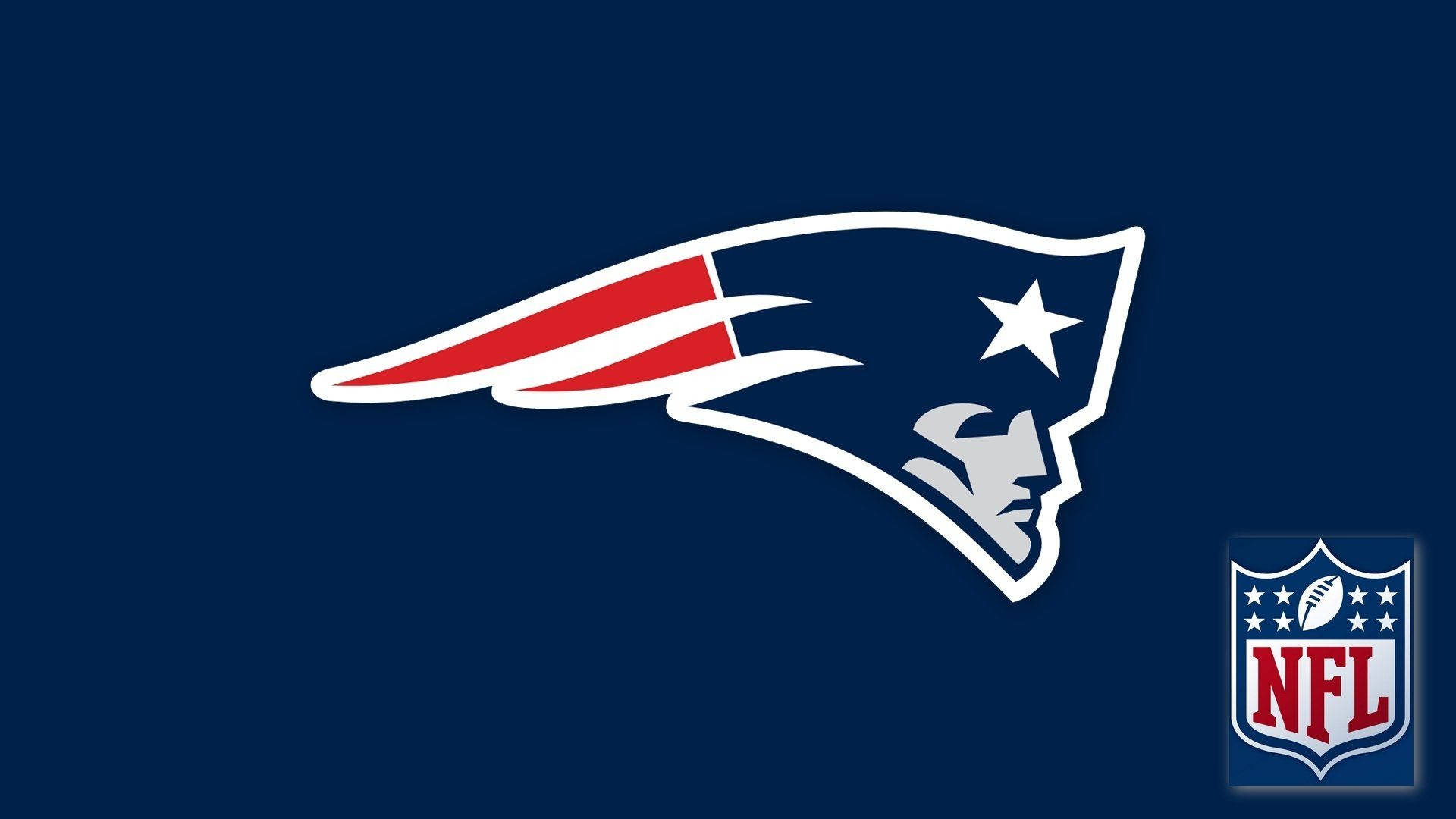 Logode Los Patriots Con El Logo De La Nfl. Fondo de pantalla