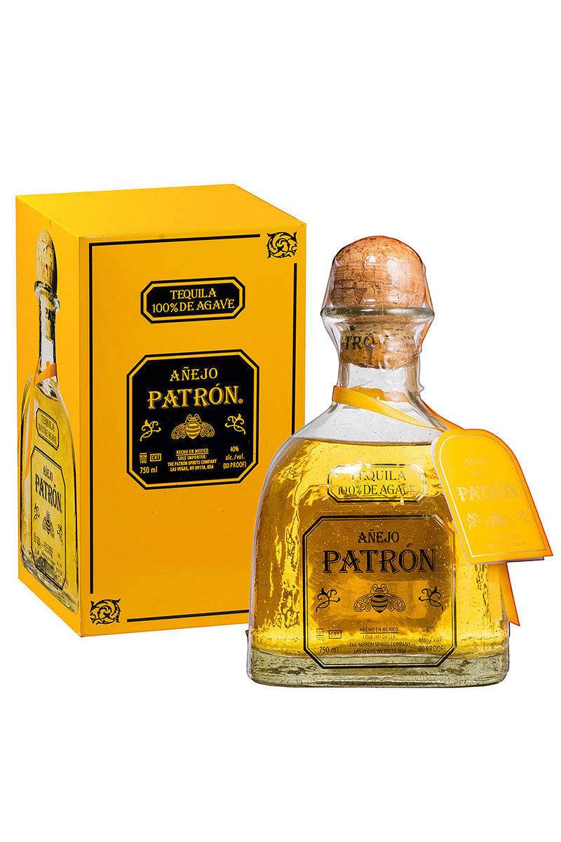 Delpapà Anejo Del Patron Tequila Con L'imballaggio Originale Sfondo
