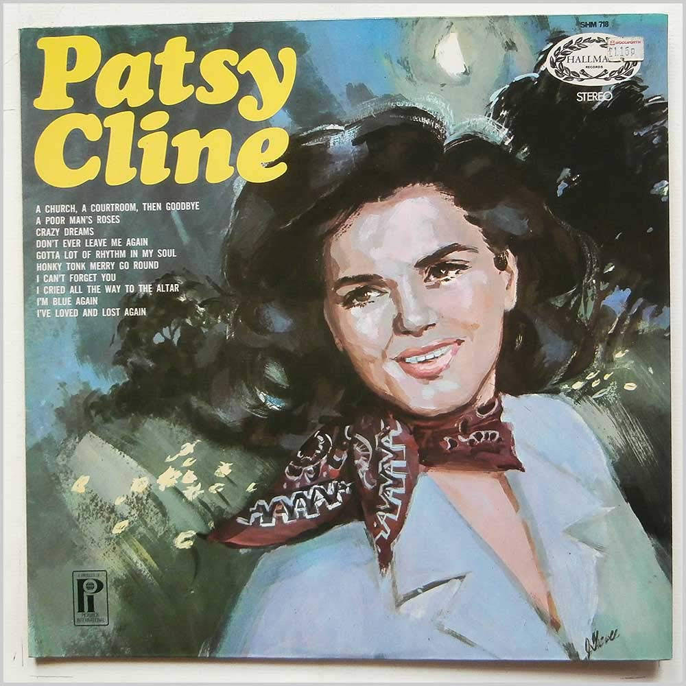 Patsy Cline Vinyl Cover Wallpaper