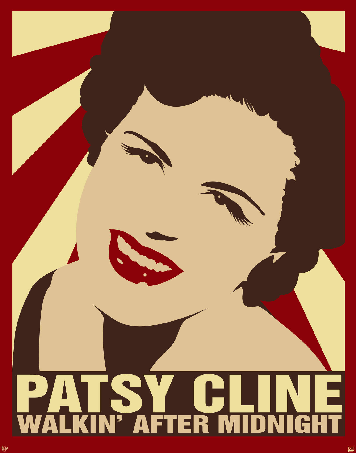 Patsy Cline Walkin' After Midnight Wallpaper