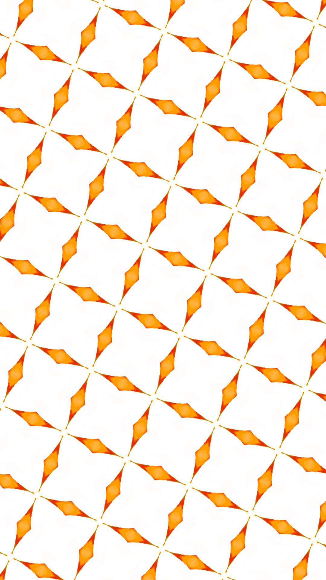 a white and orange pattern with a square shape