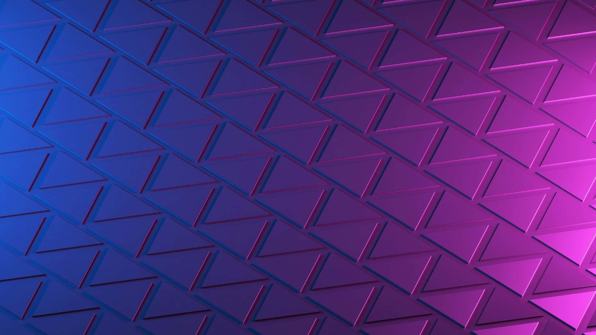 a purple and blue background with triangles