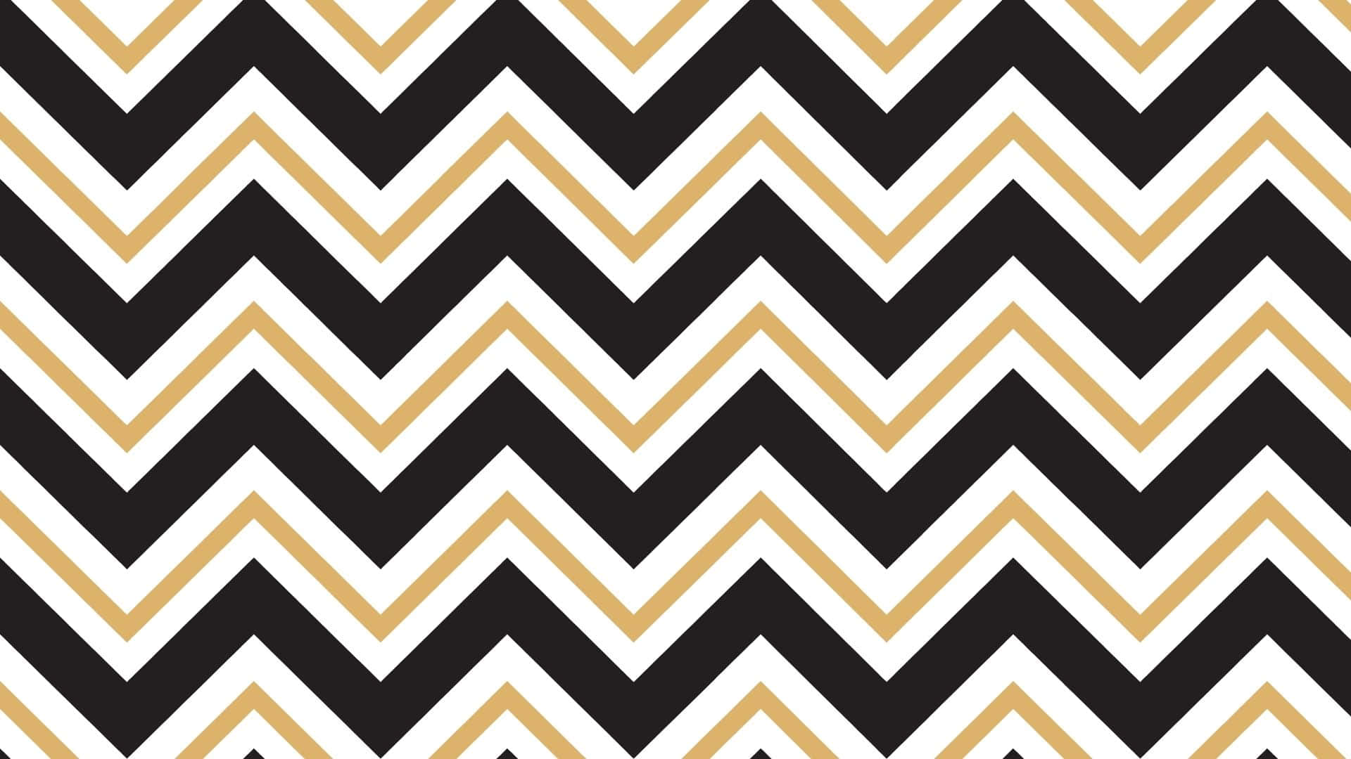 black and gold chevron background