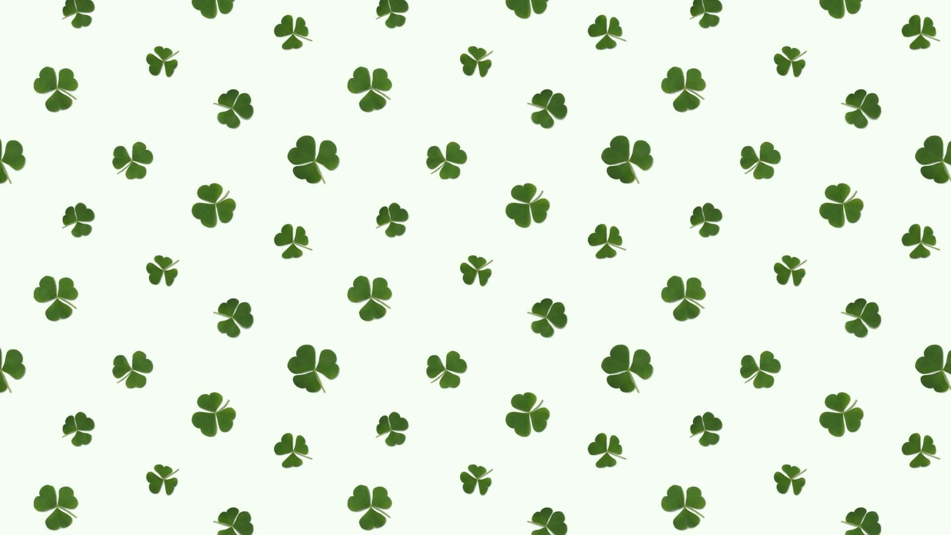 Eingrünes Muster Mit Blättern Darauf