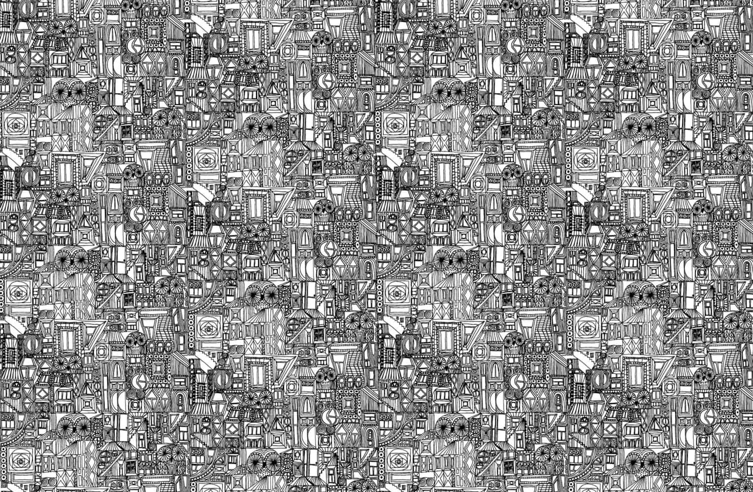 Mønster Desktop Abstract Doodles Wallpaper