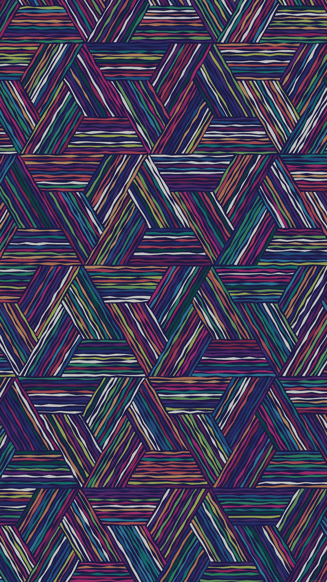 Einbuntes Abstraktes Muster Mit Einem Regenbogen An Farben. Wallpaper
