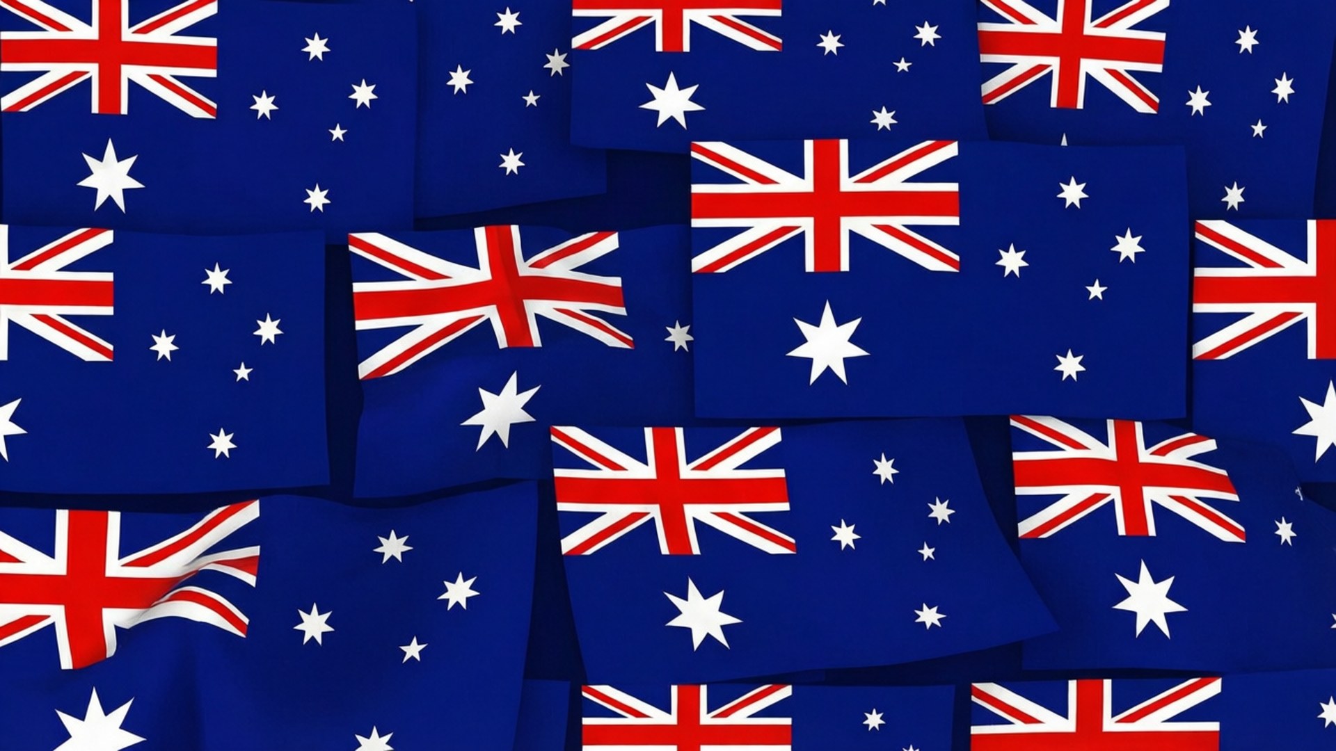 Seamless repeat pattern of Australian flag