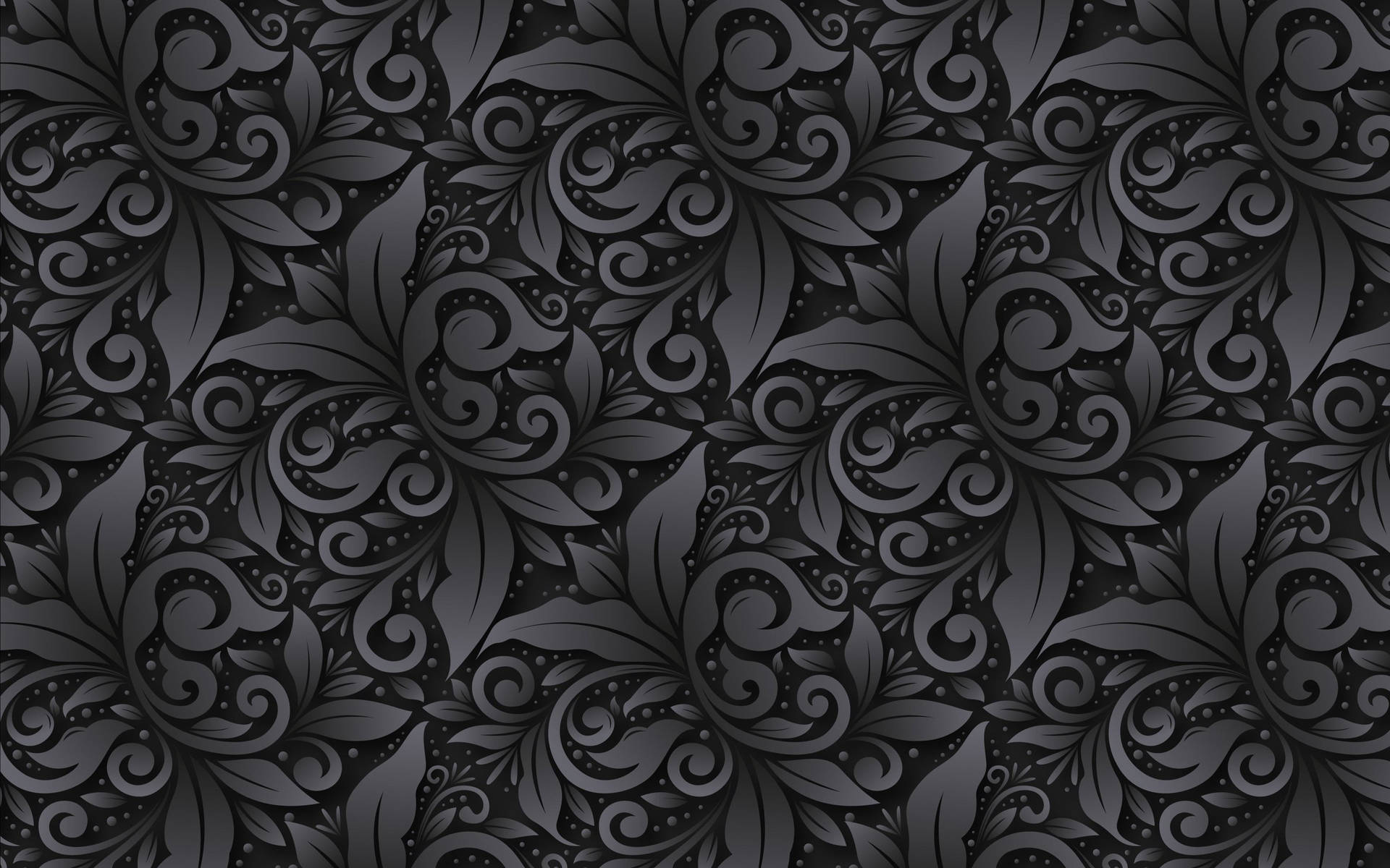 Patterned Background Black Wallpaper