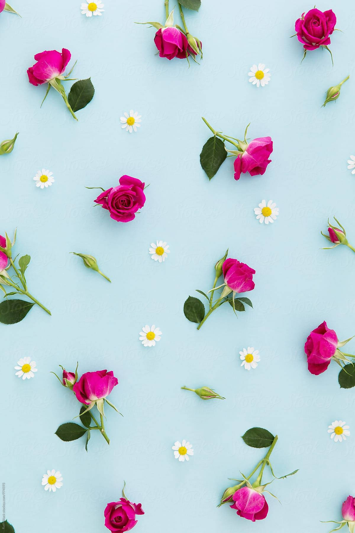 Caption: Vibrantly patterned floral backdrop Wallpaper