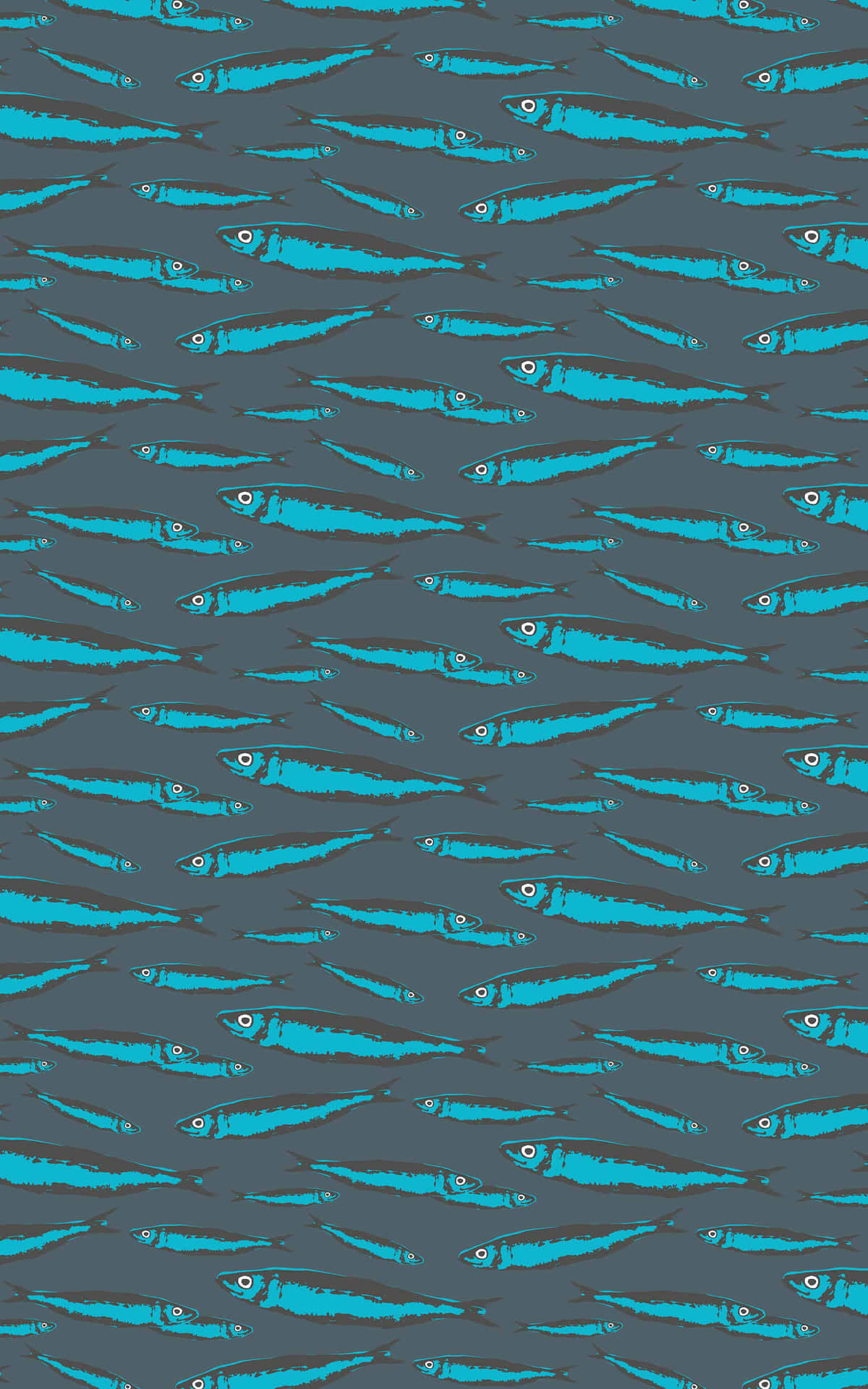 Patterned Sardines Background Wallpaper